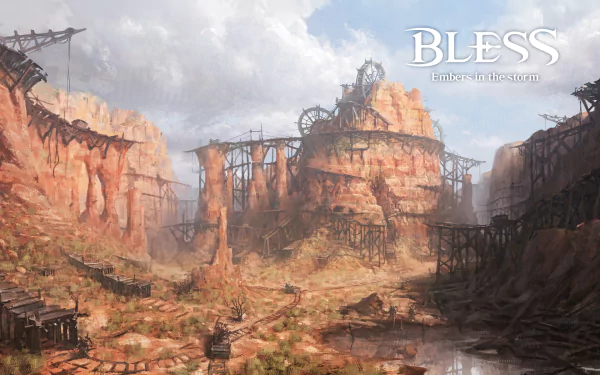 video game Bless Online HD Desktop Wallpaper | Background Image