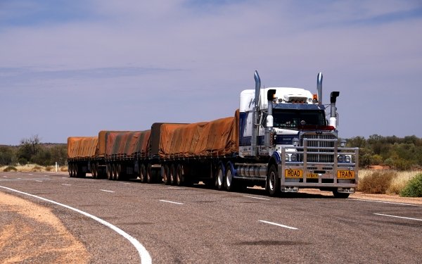 Vehicles Western Star Road Train Australia Road Outback HD Wallpaper | Background Image