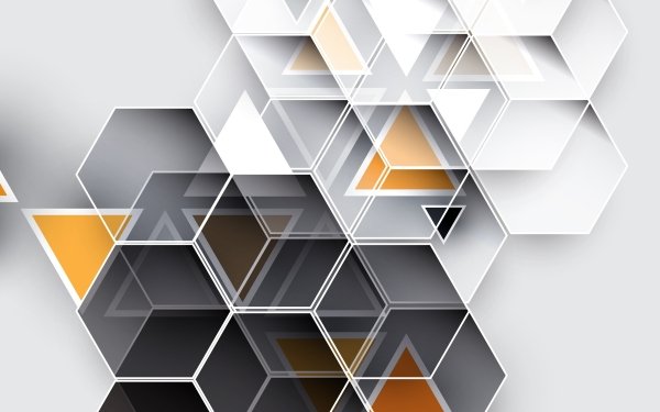 Abstract Hexagon Pattern HD Wallpaper | Background Image