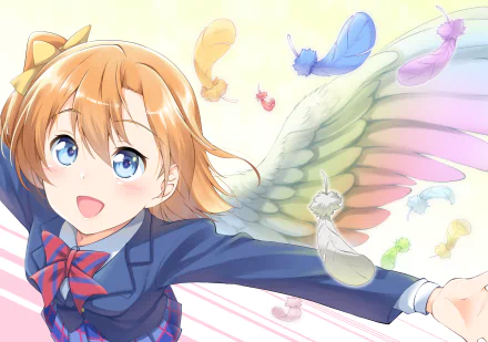 Honoka Kousaka Anime Love Live! HD Desktop Wallpaper | Background Image