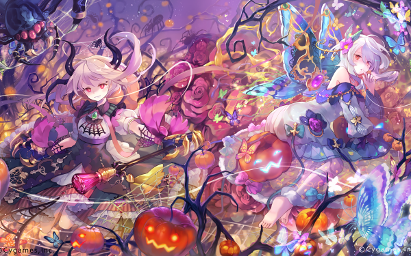 Anime Original Halloween HD Wallpaper | Background Image