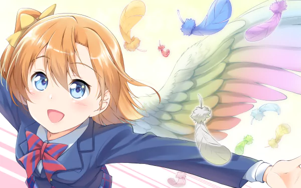 Honoka Kousaka Anime Love Live! HD Desktop Wallpaper | Background Image