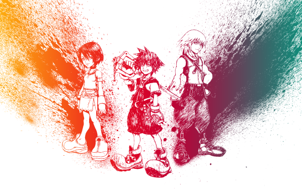 Video Game Kingdom Hearts Sora Riku Kairi HD Wallpaper | Background Image