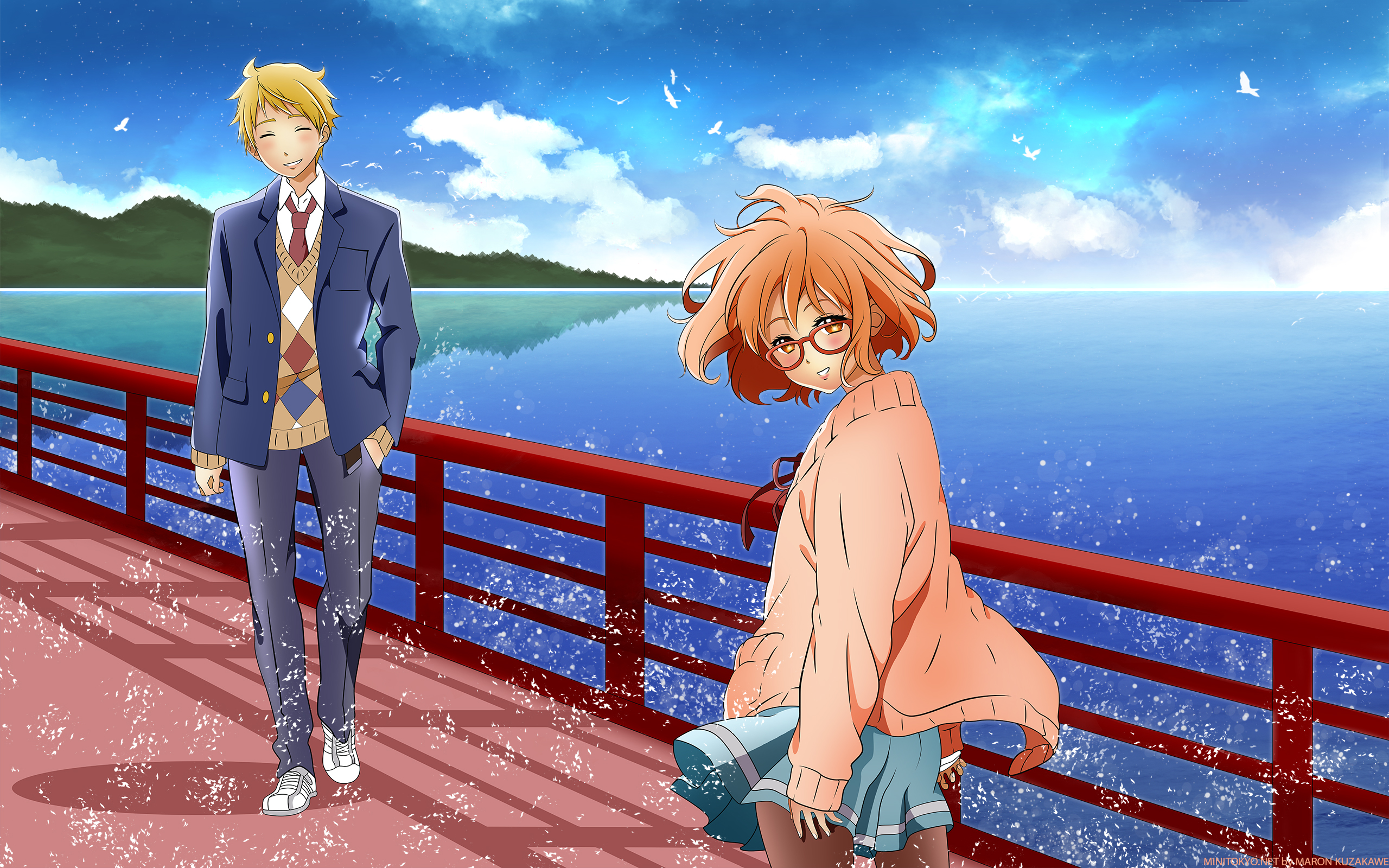 Kyoukai no Kanata (Beyond the Boundary), Kanbara Akihito, Kuriyama Mirai