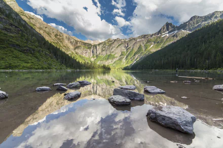  Avalanche Lake, Glacier National Park by skeeze