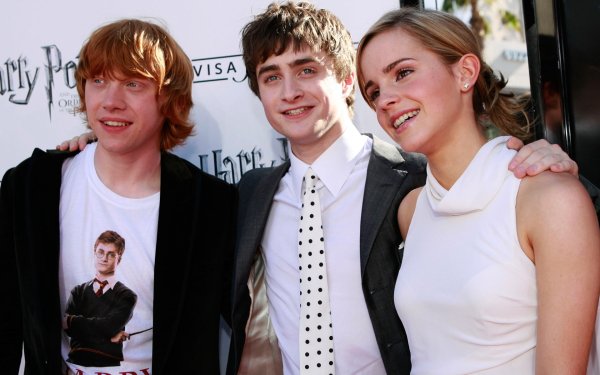 Celebrity Actor Emma Watson Daniel Radcliffe Rupert Grint HD Wallpaper | Background Image