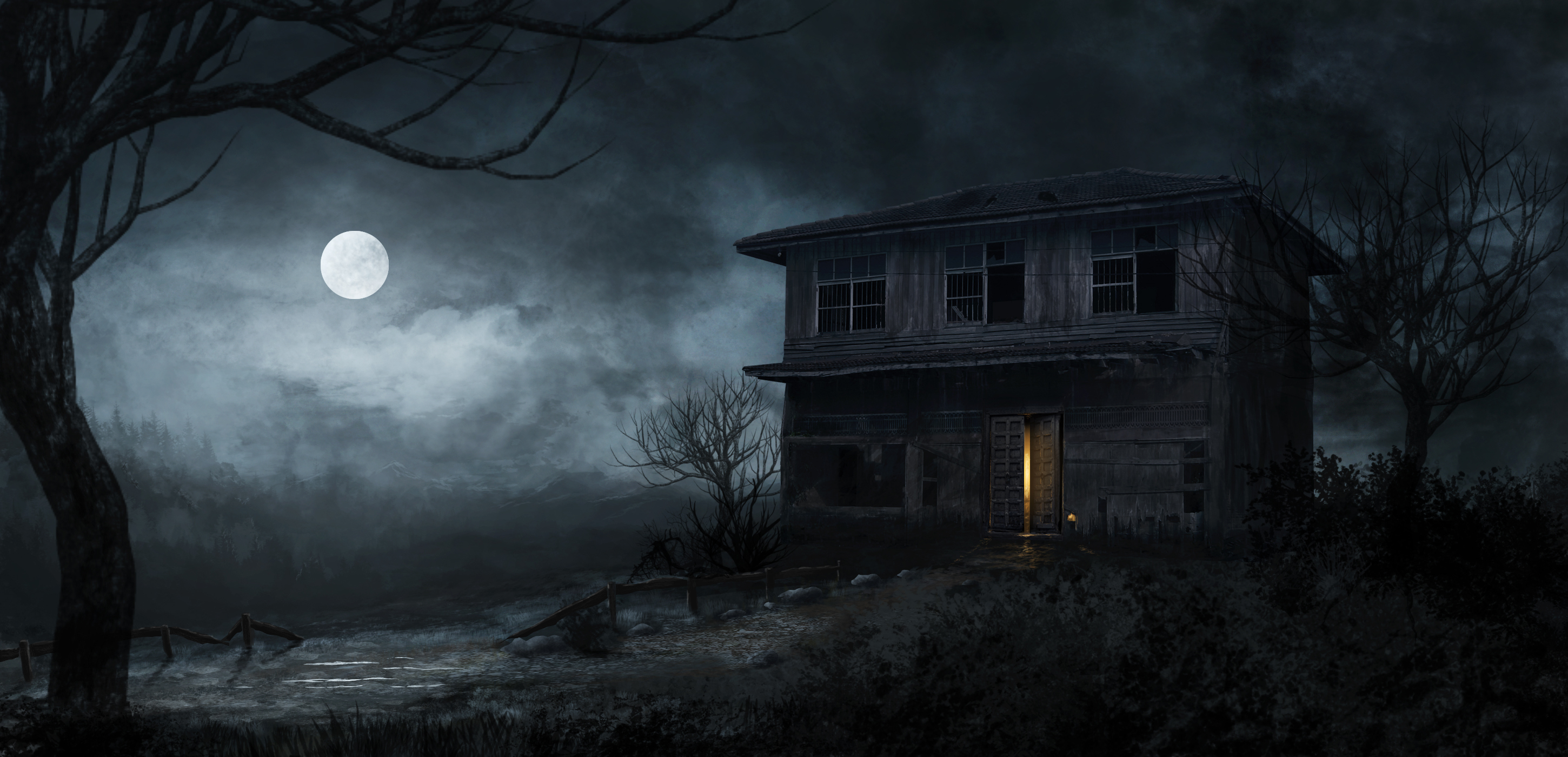 Haunted House (Profile Background) 