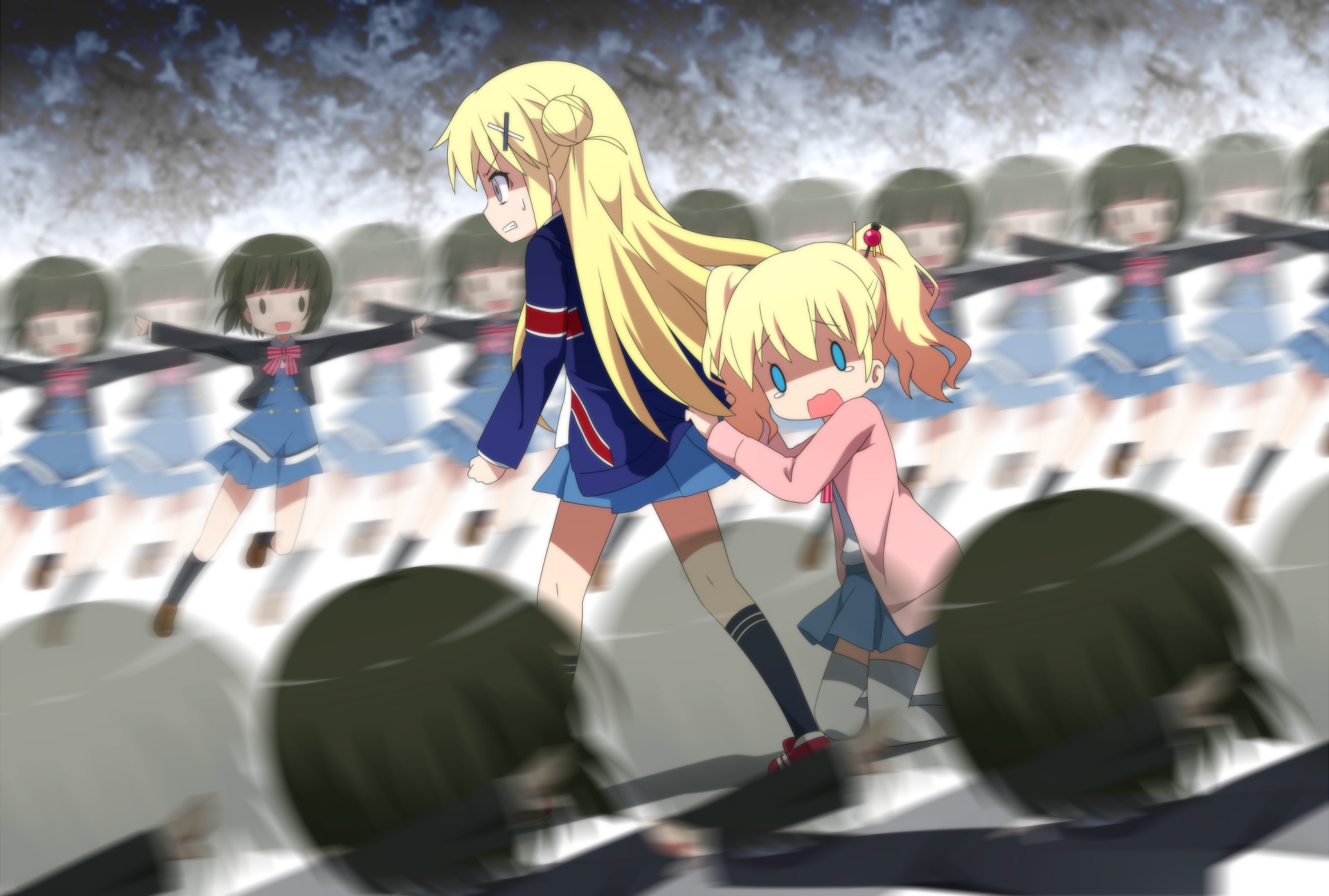 Download Anime KINMOZA! HD Wallpaper
