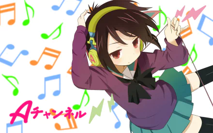 Tooru Ichii Anime A Channel HD Desktop Wallpaper | Background Image