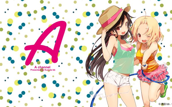 Anime A Channel Run Momoki Yuuko Nishi HD Wallpaper | Background Image
