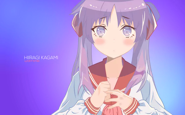 Kagami Hiiragi Anime Lucky Star HD Desktop Wallpaper | Background Image