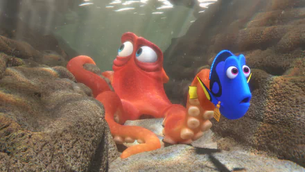 Hank (Finding Dory) Dory (Finding Nemo) movie Finding Dory HD Desktop Wallpaper | Background Image