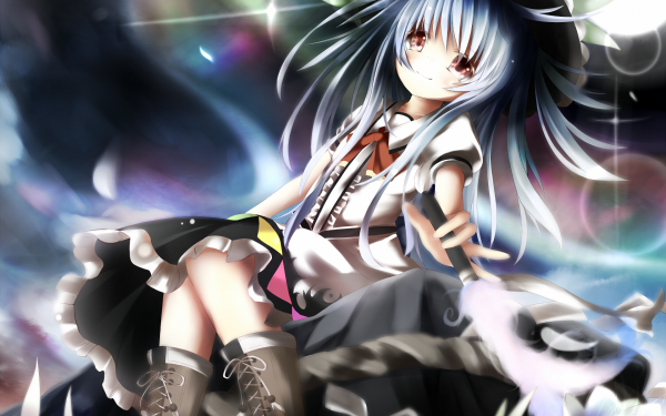 Anime Touhou Tenshi Hinanawi HD Wallpaper | Background Image