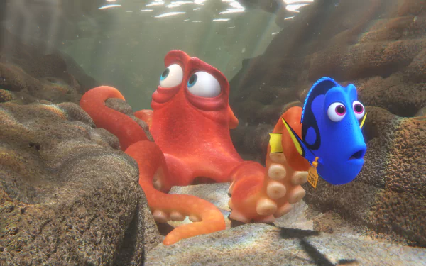 Hank (Finding Dory) Dory (Finding Nemo) movie Finding Dory HD Desktop Wallpaper | Background Image