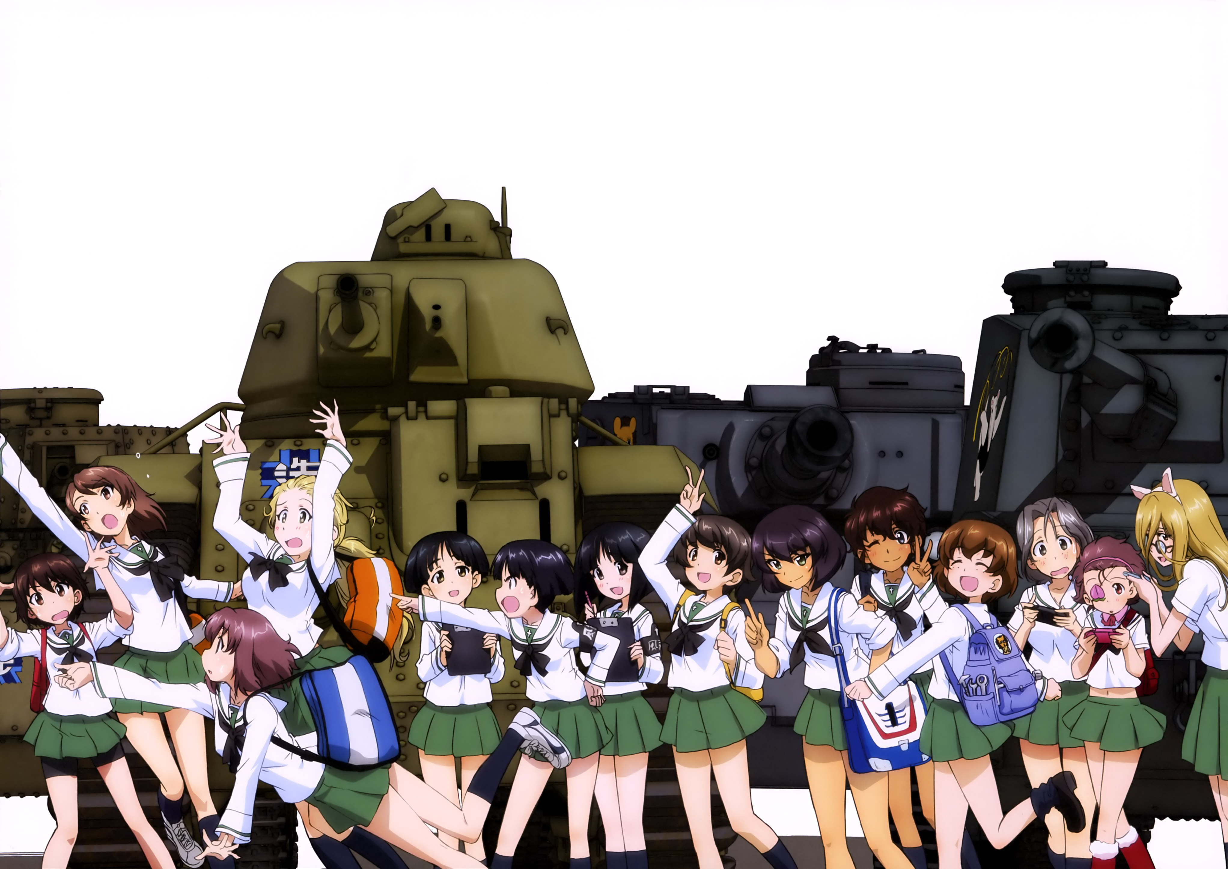 Girls und Panzer команды