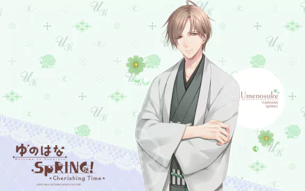 Anime Yunohana Spring! Cherishing Time HD Desktop Wallpaper | Background Image