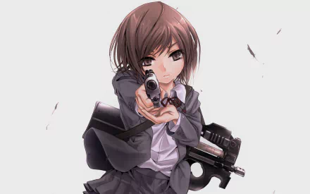 FN PS90 Henrietta (Gunslinger Girl) Anime Gunslinger Girl HD Desktop Wallpaper | Background Image