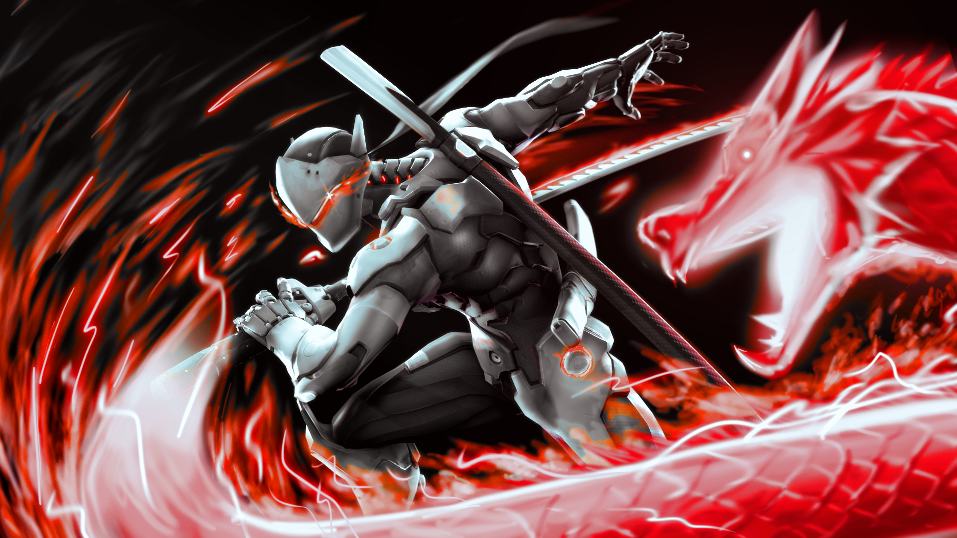 Genji Overwatch HD wallpaper  Peakpx