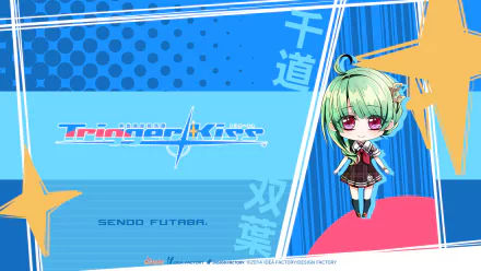 Anime Nekketsu Inou Bukatsu-tan Trigger Kiss HD Desktop Wallpaper | Background Image