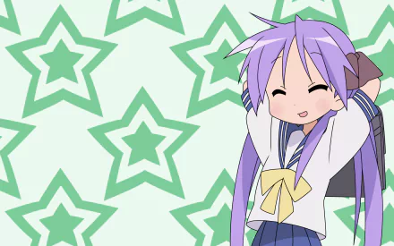 Kagami Hiiragi Anime Lucky Star HD Desktop Wallpaper | Background Image