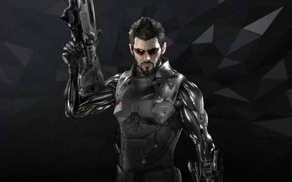Adam Jensen video game Deus Ex: Mankind Divided HD Desktop Wallpaper | Background Image