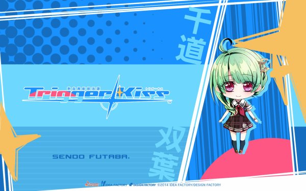 Anime Nekketsu Inou Bukatsu-tan Trigger Kiss HD Wallpaper | Background Image