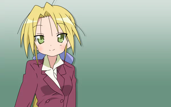 Nanako Kuroi Anime Lucky Star HD Desktop Wallpaper | Background Image