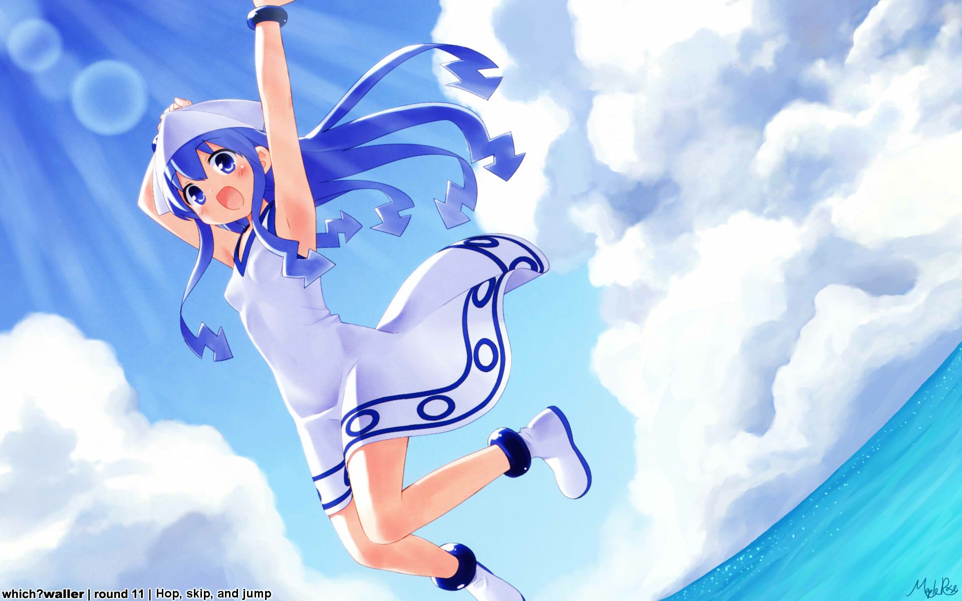 Download Ika Musume Anime Squid Girl HD Wallpaper