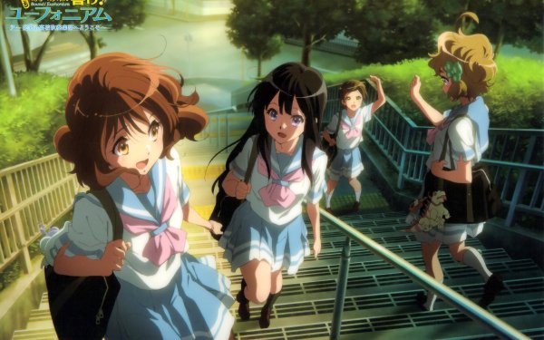 Anime Sound! Euphonium Kumiko Oumae Reina Kousaka Sapphire Kawashima Hazuki Katou HD Wallpaper | Background Image