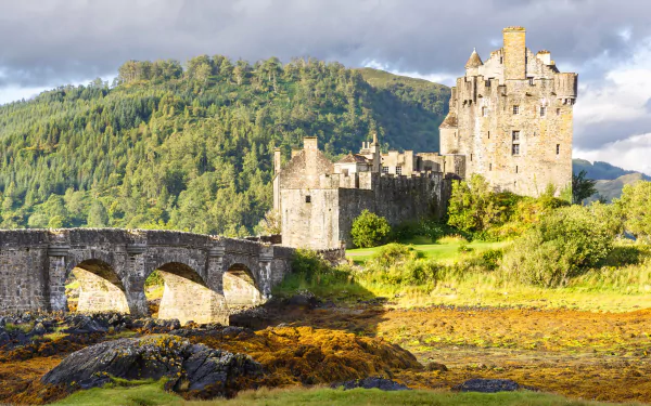 castle Scotland man made Eilean Donan Castle HD Desktop Wallpaper | Background Image