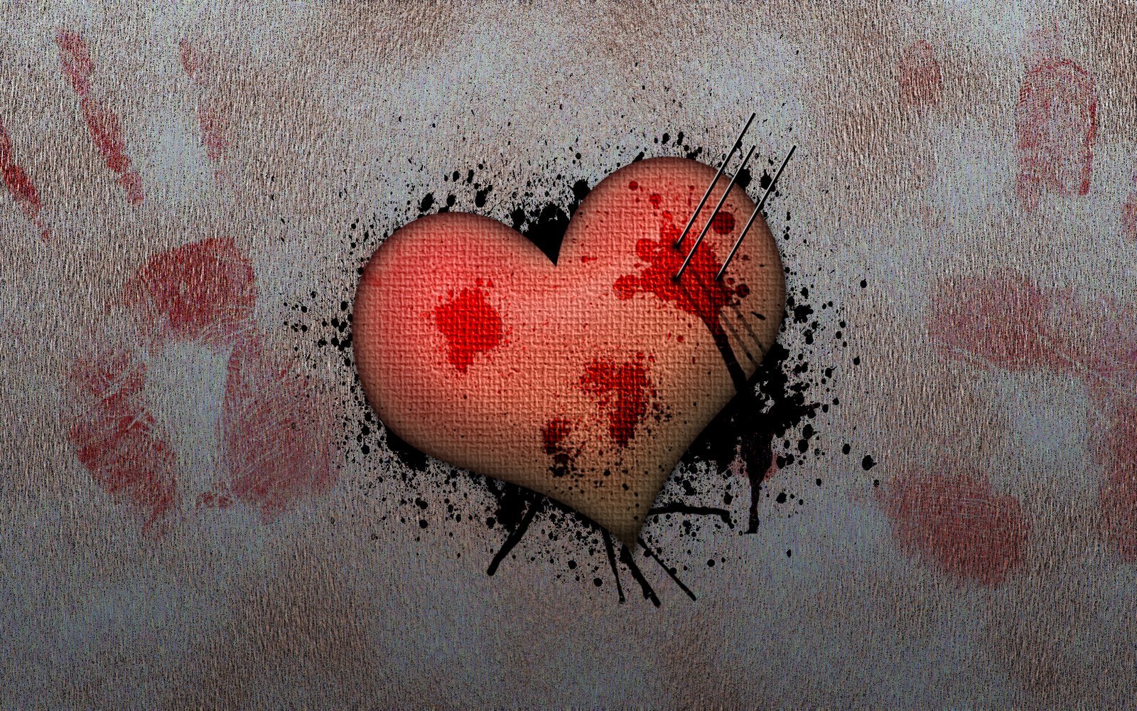 Bruised and Battered Heart Wallpaper and Background Image ...