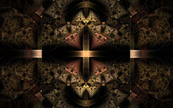bronze pattern Abstract fractal HD Desktop Wallpaper | Background Image