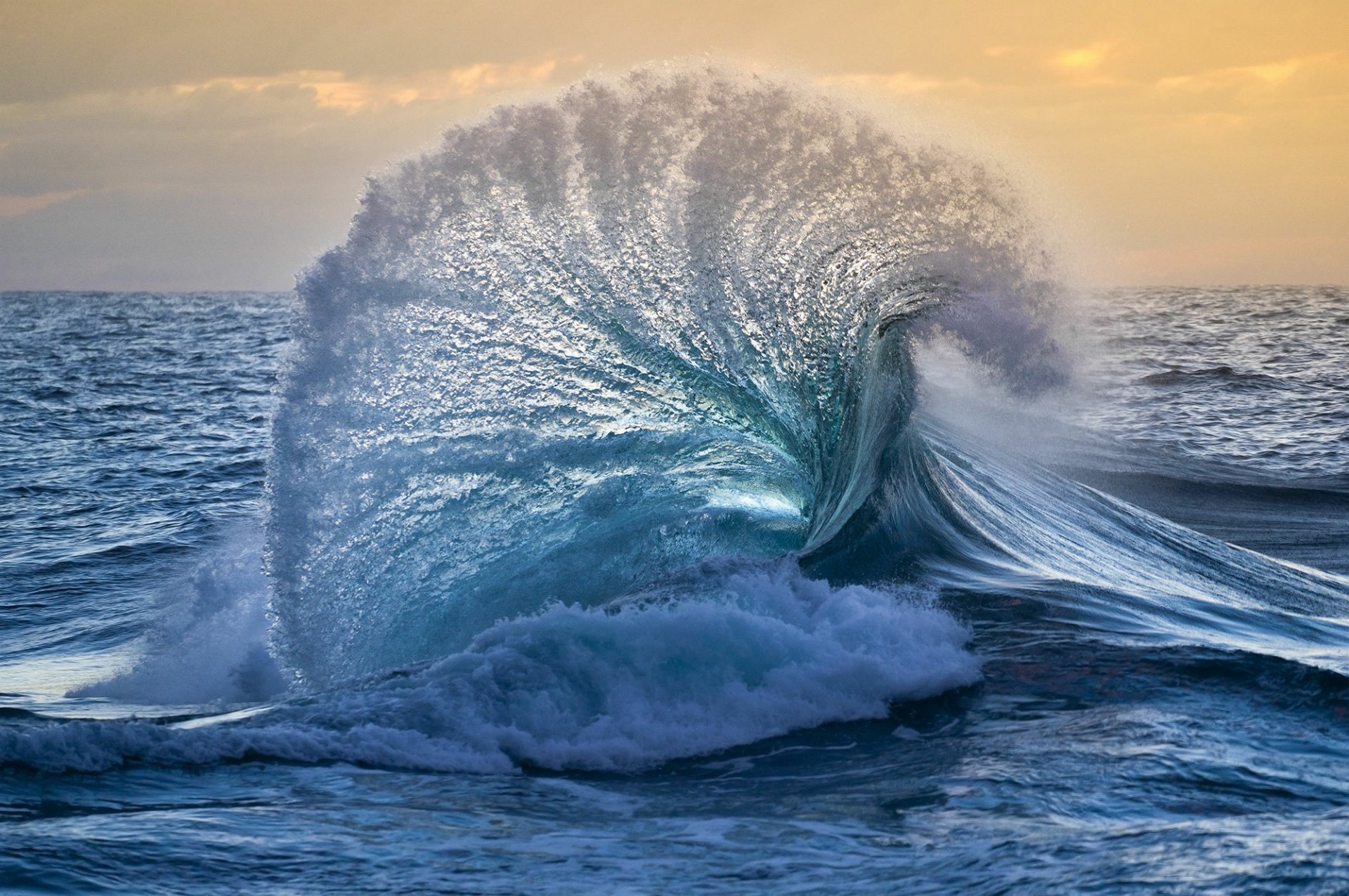 Waves Background Wallpaper