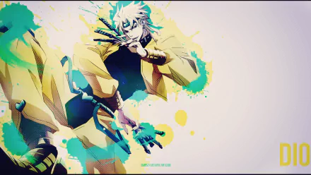 Dio Brando Anime Jojo's Bizarre Adventure HD Desktop Wallpaper | Background Image