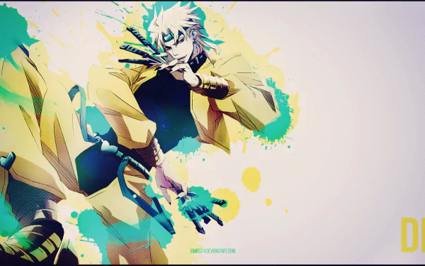 Dio Brando Anime Jojo's Bizarre Adventure HD Desktop Wallpaper | Background Image