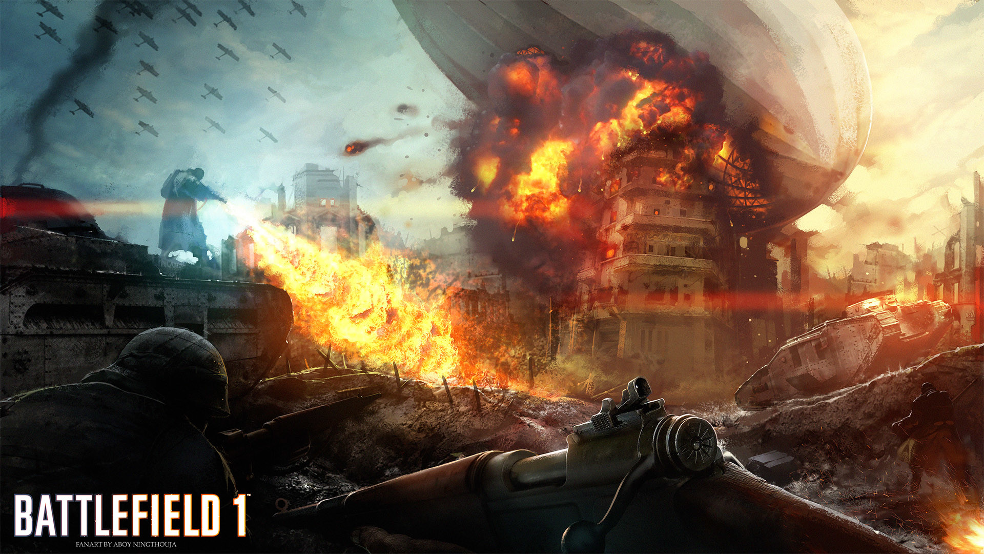 Video Game Battlefield 1 HD Wallpaper by Aboy Ningthouja