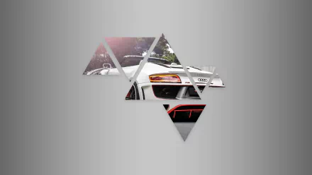 polygon vehicle Audi R8 HD Desktop Wallpaper | Background Image