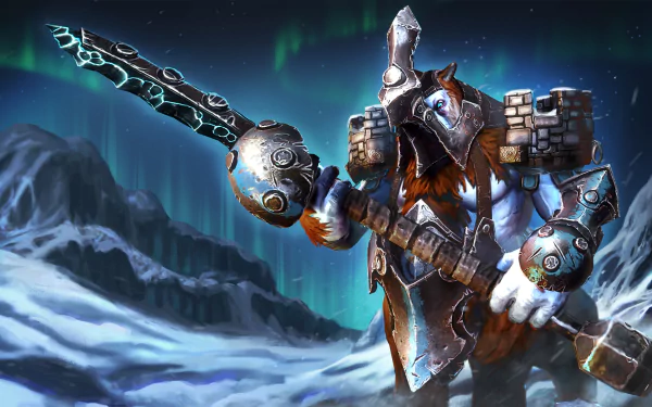 creature warrior Magnus (Dota 2) video game DotA 2 HD Desktop Wallpaper | Background Image