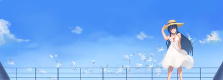 Quincy (Warship Girls) Anime Warship Girls HD Desktop Wallpaper | Background Image