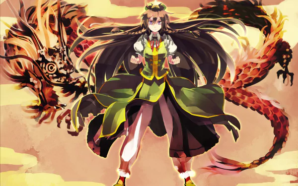 Hong Meiling Anime Touhou HD Desktop Wallpaper | Background Image