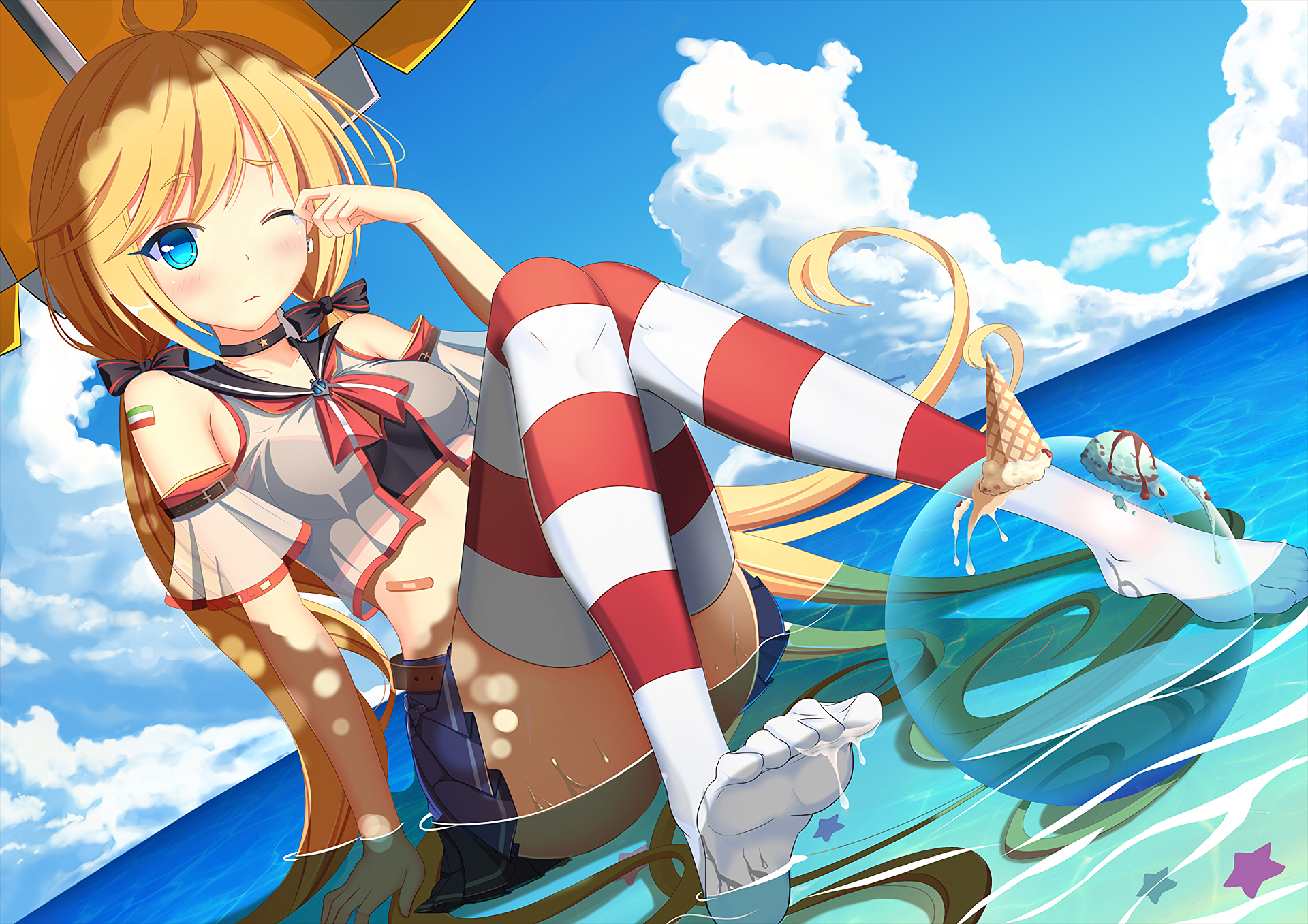 Anime Warship Girls HD Wallpaper by 污染