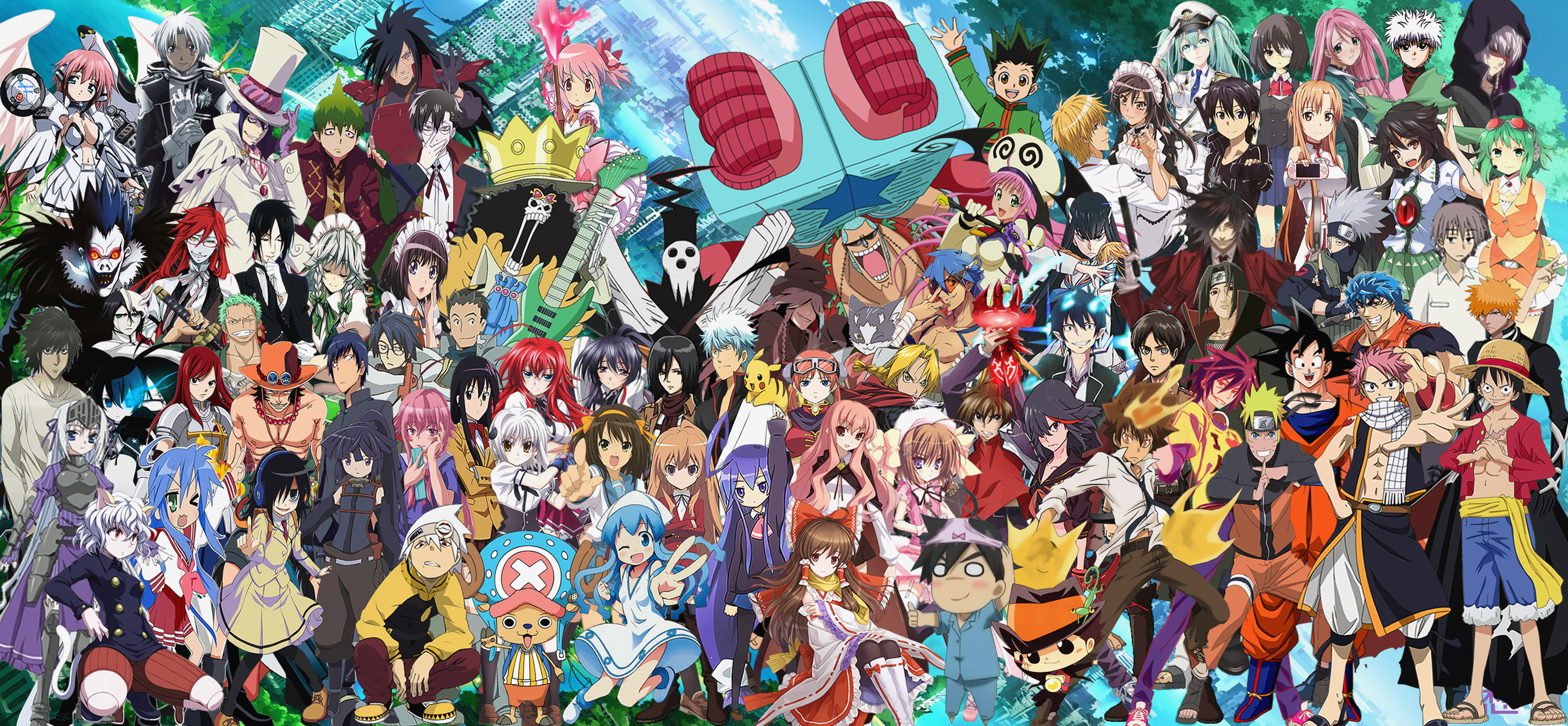 1000+ Anime Crossover HD Wallpapers and Backgrounds