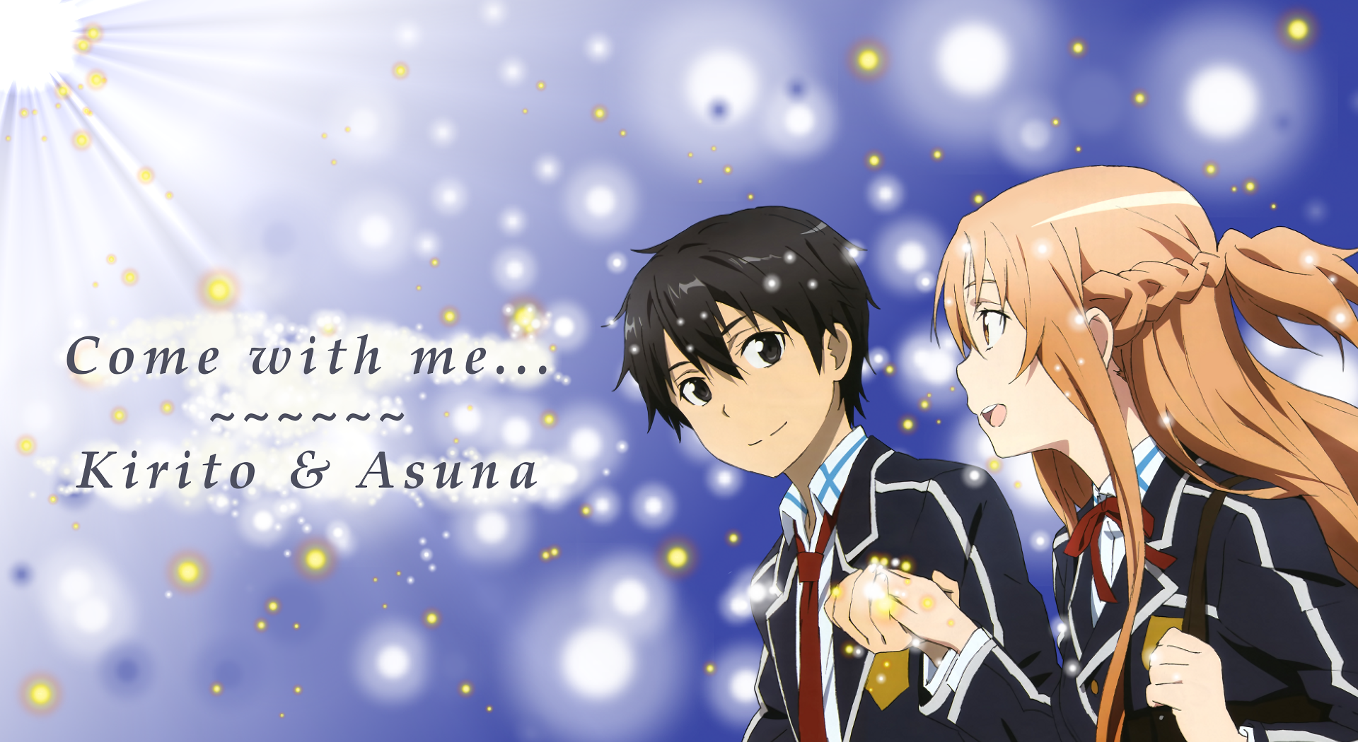 Download Kazuto Kirigaya Kirito (Sword Art Online) Asuna Yuuki Anime Sword  Art Online Wallpaper