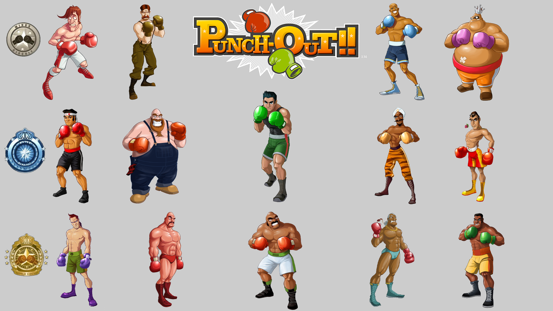 Punch Out Wii Wallpaper All Circuits By Slyroy