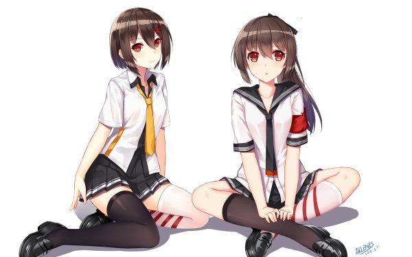 Anime Warship Girls Ayanami Shikinami HD Wallpaper | Background Image