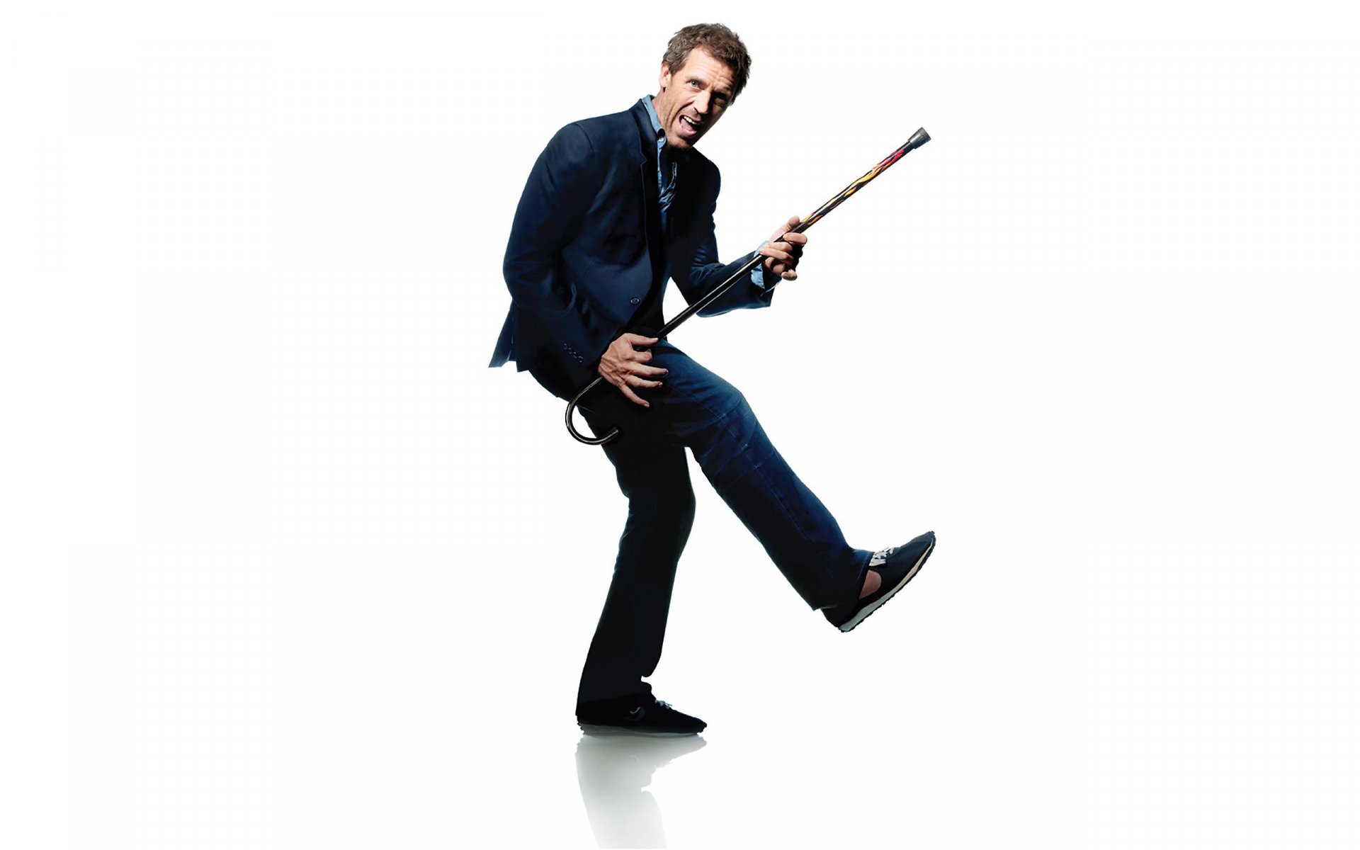Download Gregory House Hugh Laurie TV Show House HD Wallpaper