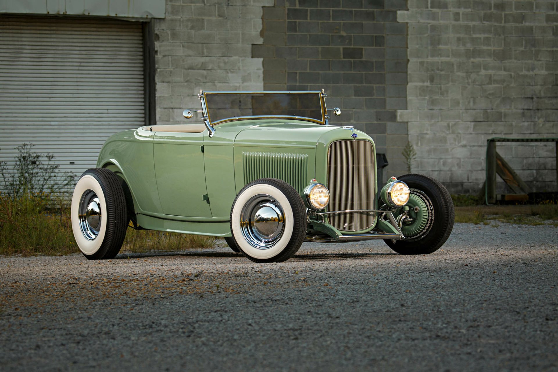 Download Vintage Car Hot Rod 1932 Ford Roadster Vehicle Ford Roadster HD Wallpaper