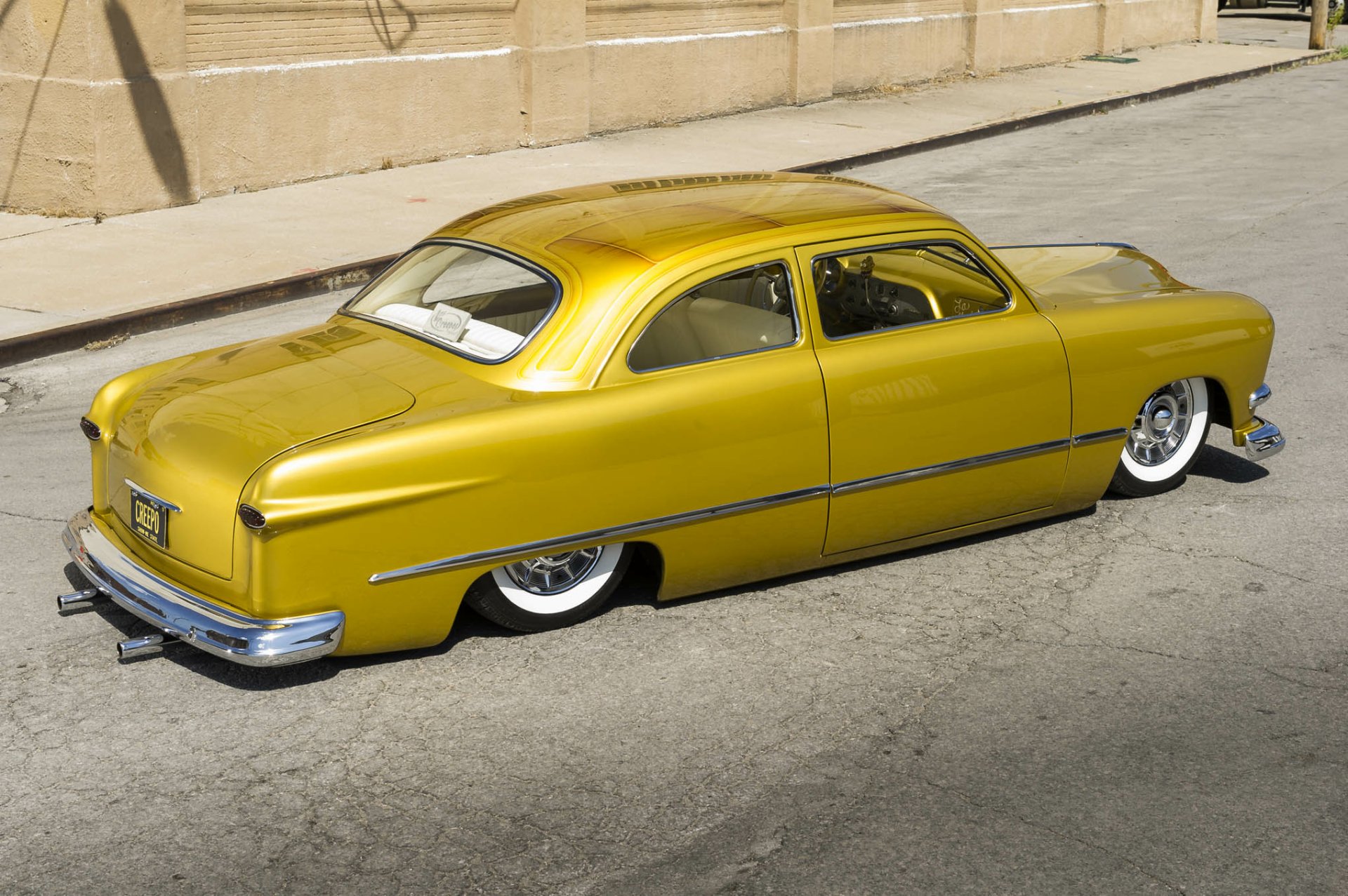 Download Lowrider Hot Rod 1951 Ford Custom Vehicle Ford Custom HD Wallpaper