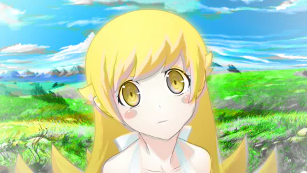 Shinobu Oshino Anime Monogatari (Series) HD Desktop Wallpaper | Background Image