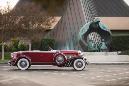  1929 Duesenberg Model J Disappearing Top Torpedo Convertible Coupe